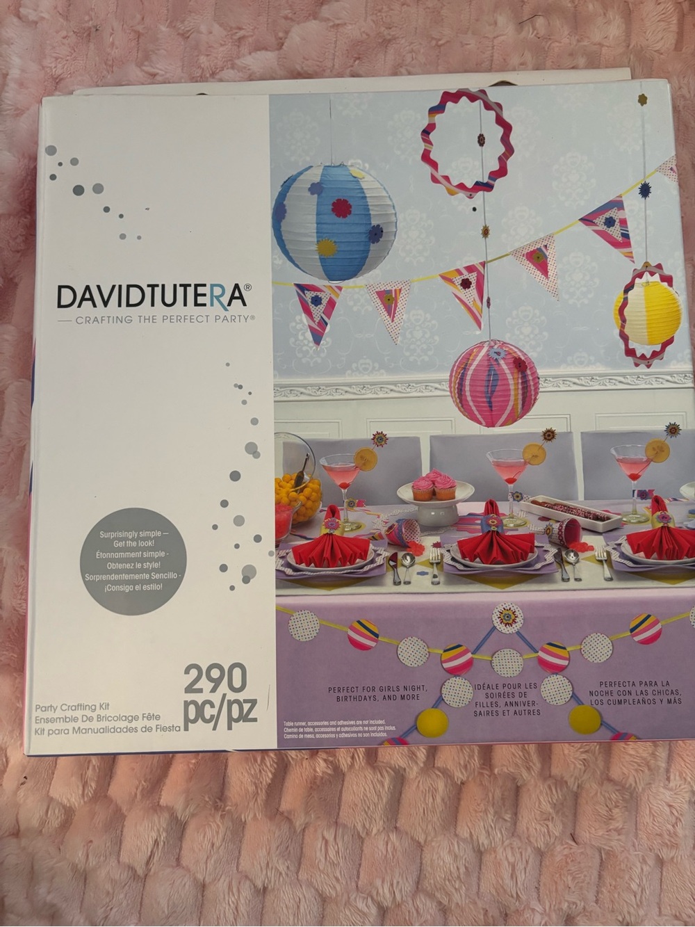 David Tutera Pink, Yellow and Blue Party Crafting Kit